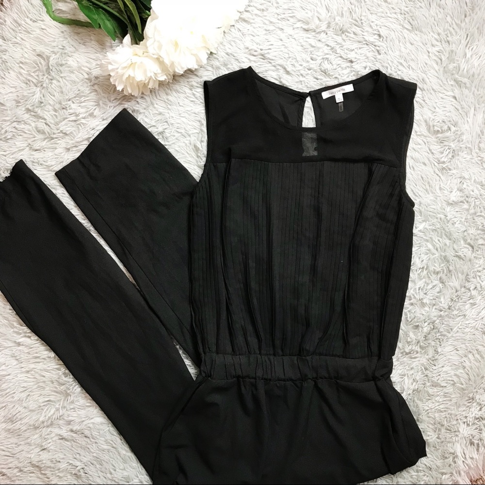 Lucy Paris Black Jumpsuit Like New Size Large - Picture 1 of 5